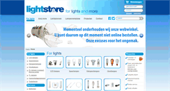 Desktop Screenshot of lightstore.nl
