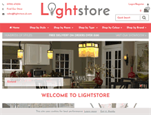 Tablet Screenshot of lightstore.uk.com